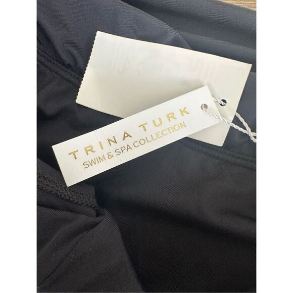 NWT- Tina Turk full bathing suit, black, size 4 - Picture 4 of 5